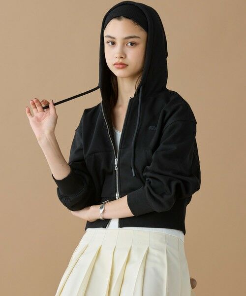 LACOSTE / ラコステ パーカー | 裏パイルクロップドジップフーディー | 詳細1