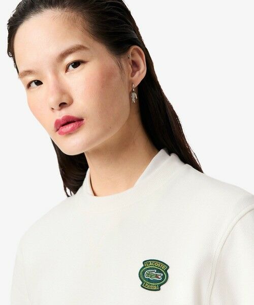 LACOSTE / ラコステ スウェット | 【EC only】ラコステパリエンブレムワッペンダブルフェイス鹿の子スウェット | 詳細1