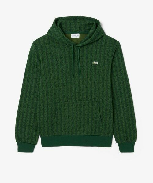 LACOSTE/ラコステ オールオーバーモノグラムスウェットフーディー グリーン 4(日本サイズL) LACOSTE/ラコステ オールオーバーモノグラムスウェットフーディー グリーン 4(日本サイズL)