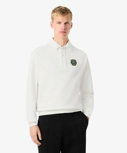 LACOSTE/ラコステ 【EC only】ラコステパリポロカラースウェット ホワイト 2(日本サイズS) LACOSTE/ラコステ 【EC only】ラコステパリポロカラースウェット ホワイト 2(日本サイズS)