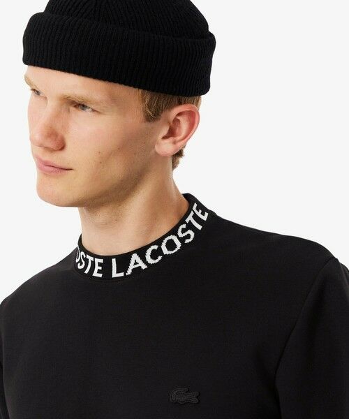 LACOSTE / ラコステ スウェット | ジャカードネッククルーネックスウェット | 詳細1