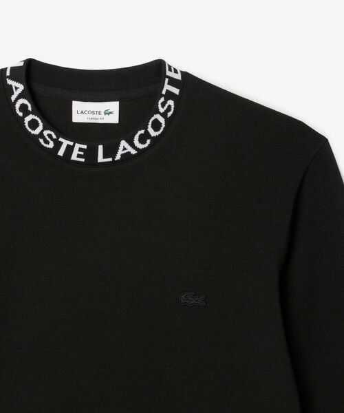 LACOSTE / ラコステ スウェット | ジャカードネッククルーネックスウェット | 詳細4