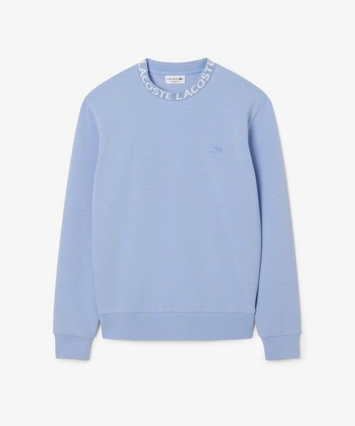 LACOSTE/ラコステ ジャカードネッククルーネックスウェット ライトブルー 5(日本サイズXL) LACOSTE/ラコステ ジャカードネッククルーネックスウェット ライトブルー 5(日本サイズXL)