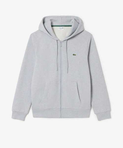 LACOSTE / ラコステ パーカー | エッセンシャルジップスウェットフーディー(ライトグレー)