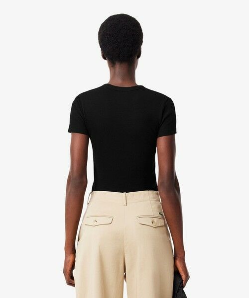 LACOSTE / ラコステ シャツ・ブラウス | タイトフィットリブニットTシャツ | 詳細1