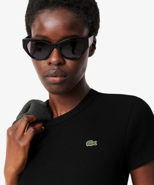 LACOSTE / ラコステ シャツ・ブラウス | タイトフィットリブニットTシャツ | 詳細2