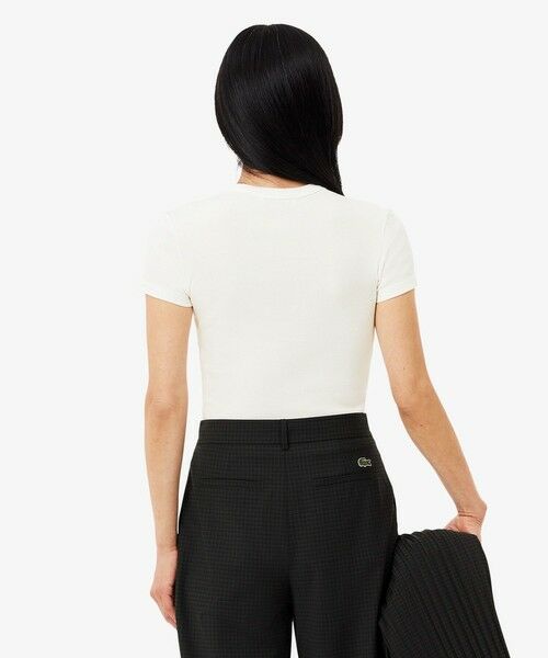 LACOSTE / ラコステ シャツ・ブラウス | タイトフィットリブニットTシャツ | 詳細5