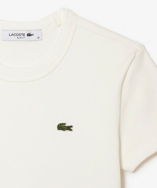 LACOSTE / ラコステ シャツ・ブラウス | タイトフィットリブニットTシャツ | 詳細8