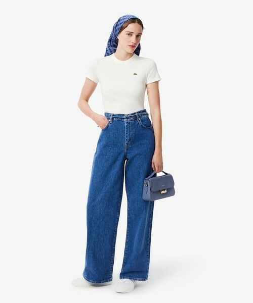 LACOSTE / ラコステ シャツ・ブラウス | タイトフィットリブニットTシャツ | 詳細9