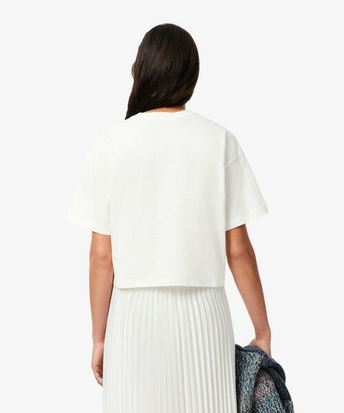 ネーム＆ワニロゴパッチクロップド半袖Tシャツ （Tシャツ