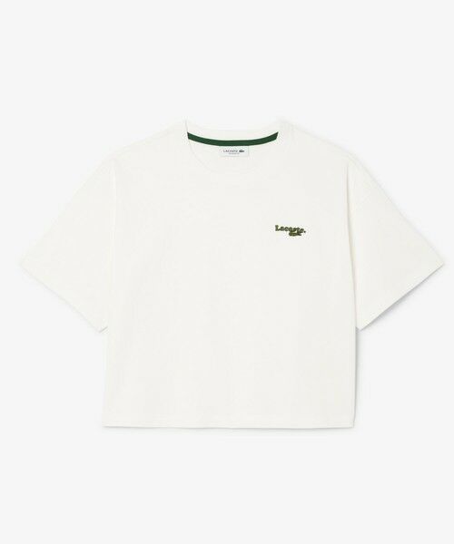 ネーム＆ワニロゴパッチクロップド半袖Tシャツ （Tシャツ