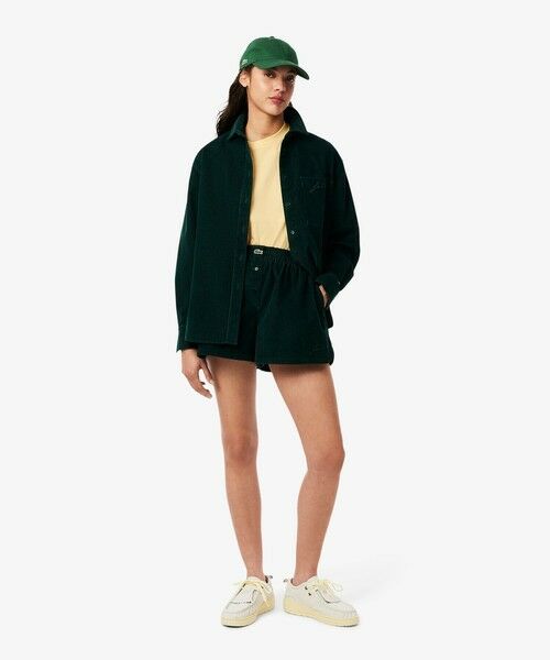 LACOSTE / ラコステ Tシャツ | ネーム＆ワニロゴパッチオーバーサイズ半袖Tシャツ | 詳細10