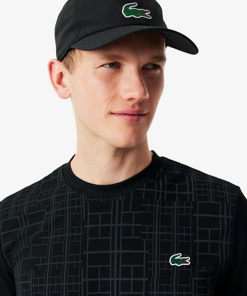 LACOSTE / ラコステ Tシャツ | 『ノバク・ジョコビッチ』ラケットプリントウルトラドライTシャツ | 詳細1