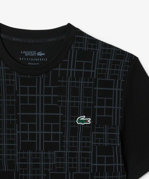 LACOSTE / ラコステ Tシャツ | 『ノバク・ジョコビッチ』ラケットプリントウルトラドライTシャツ | 詳細5