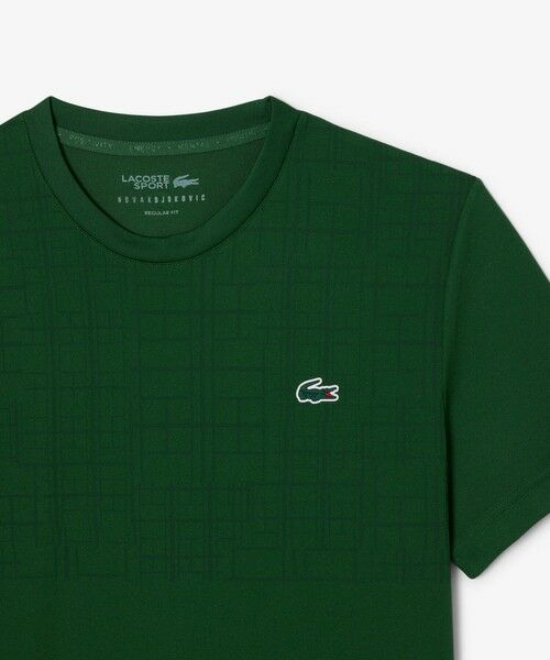 LACOSTE / ラコステ Tシャツ | 『ノバク・ジョコビッチ』ラケットプリントウルトラドライTシャツ | 詳細13