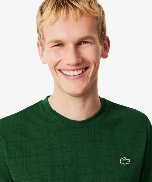 LACOSTE / ラコステ Tシャツ | 『ノバク・ジョコビッチ』ラケットプリントウルトラドライTシャツ | 詳細9