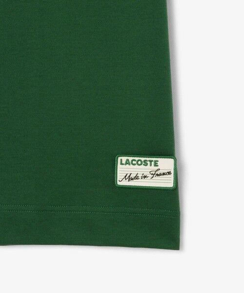 LACOSTE / ラコステ Tシャツ | ボーダーリブネックフレンチメイドTシャツ | 詳細5