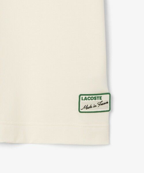 LACOSTE / ラコステ Tシャツ | ボーダーリブネックフレンチメイドTシャツ | 詳細11