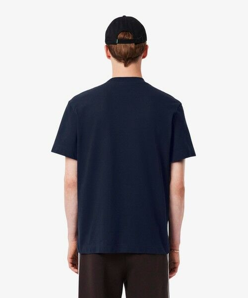 LACOSTE / ラコステ Tシャツ | フロントボーダーフレンチメイド鹿の子Tシャツ | 詳細2