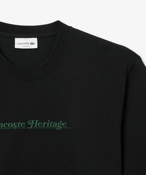 LACOSTE / ラコステ Tシャツ | ヘリテージロゴステッチTシャツ | 詳細4