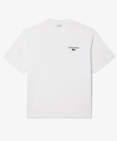 LACOSTE / ラコステ Tシャツ | ルーズフィットヘビーウェイトバックプリントTシャツ