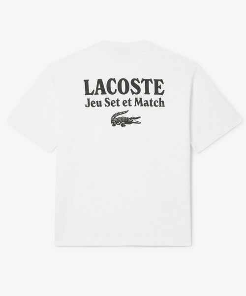 LACOSTE / ラコステ Tシャツ | ルーズフィットヘビーウェイトバックプリントTシャツ | 詳細2