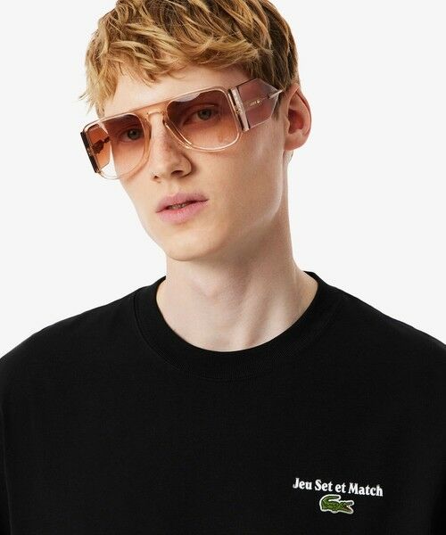 LACOSTE / ラコステ Tシャツ | ルーズフィットヘビーウェイトバックプリントTシャツ | 詳細3