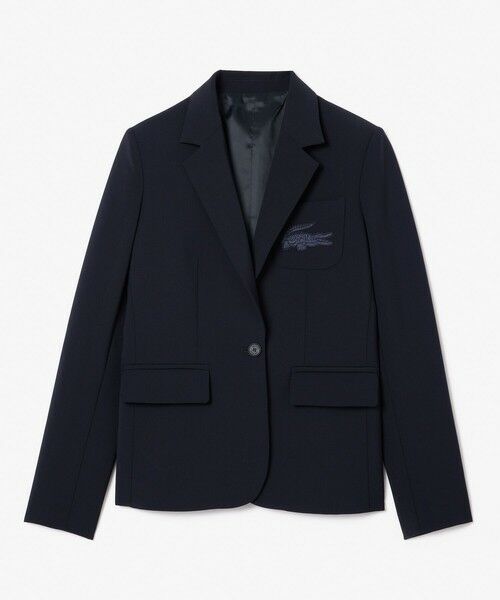 LACOSTE/ラコステ スリムフィットウールブレンドブレザー ダークネイビー 38(L) LACOSTE/ラコステ スリムフィットウールブレンドブレザー ダークネイビー 38(L)