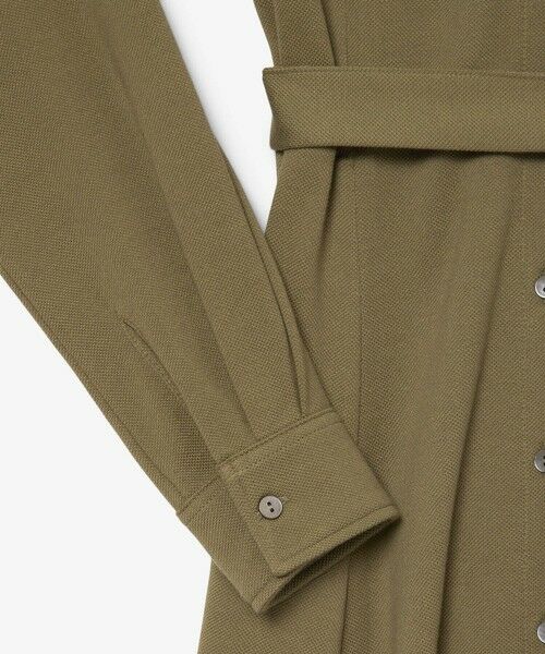 LACOSTE / ラコステ ミニ丈・ひざ丈ワンピース | 鹿の子地ポロカラーシャツドレス | 詳細11