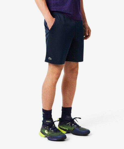 LACOSTE/ラコステ グリッドウエストストレッチショーツ ネイビー 3(日本サイズM) LACOSTE/ラコステ グリッドウエストストレッチショーツ ネイビー 3(日本サイズM)