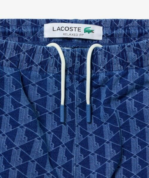 LACOSTE / ラコステ チノ・ワークパンツ | インディゴスウェットモノグラムトラックパンツ | 詳細8