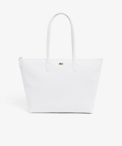 LACOSTE / ラコステ トートバッグ | L.12.12 プチピケ ラージ トートバッグ（ホワイト）