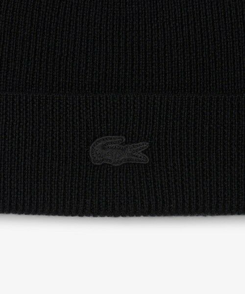 LACOSTE / ラコステ ニットキャップ | メリノウールリブニットビーニー | 詳細5