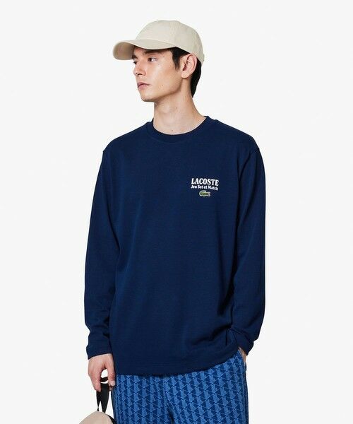 LACOSTE/ラコステ Jeu Set et MatchロングスリーブTシャツ ネイビー 3(日本サイズM) LACOSTE/ラコステ Jeu Set et MatchロングスリーブTシャツ ネイビー 3(日本サイズM)