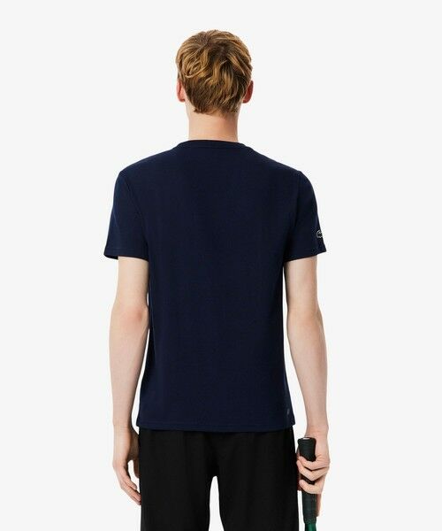 LACOSTE / ラコステ Tシャツ | 『ダニール・メドベージェフ』ラケットレイヤードグラフィックプリントTシャツ | 詳細2