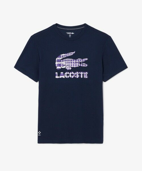 LACOSTE / ラコステ Tシャツ | 『ダニール・メドベージェフ』ラケットレイヤードグラフィックプリントTシャツ | 詳細3