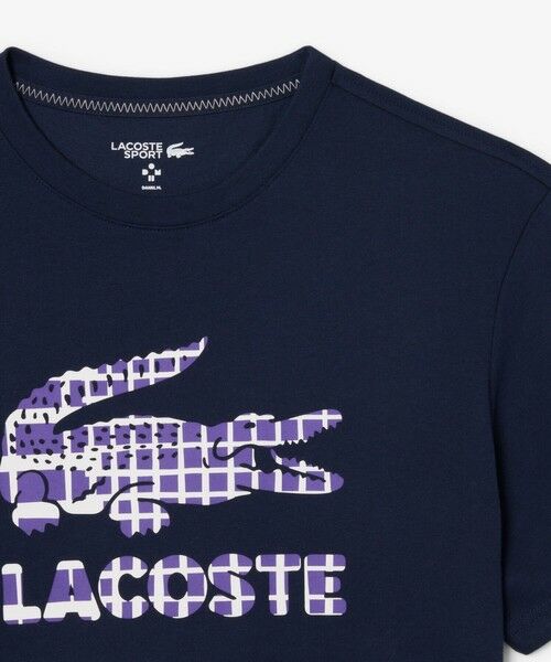 LACOSTE / ラコステ Tシャツ | 『ダニール・メドベージェフ』ラケットレイヤードグラフィックプリントTシャツ | 詳細5