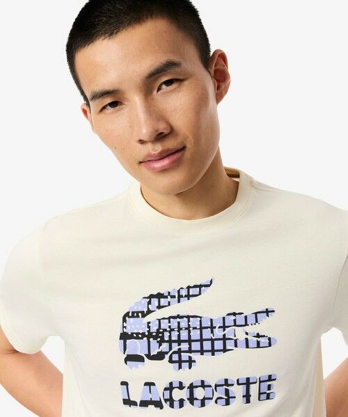 LACOSTE / ラコステ Tシャツ | 『ダニール・メドベージェフ』ラケットレイヤードグラフィックプリントTシャツ | 詳細10