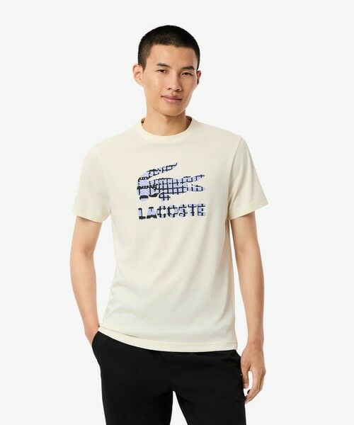 LACOSTE/ラコステ 『ダニール・メドベージェフ』ラケットレイヤードグラフィックプリントTシャツ オフホワイト 4(日本サイズL) LACOSTE/ラコステ 『ダニール・メドベージェフ』ラケットレイヤードグラフィックプリントTシャツ オフホワイト 4(日本サイズL)
