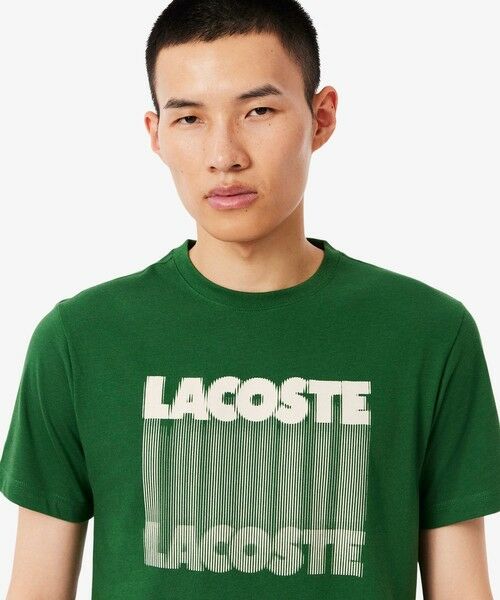 LACOSTE / ラコステ Tシャツ | グラフィカルブランドネームロゴウルトラドライTシャツ | 詳細2