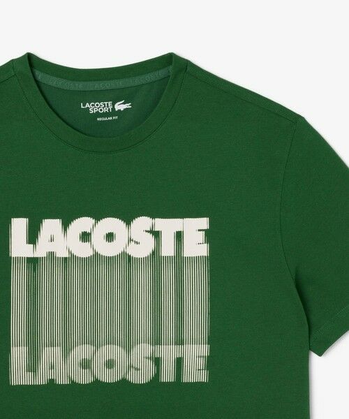 LACOSTE / ラコステ Tシャツ | グラフィカルブランドネームロゴウルトラドライTシャツ | 詳細4