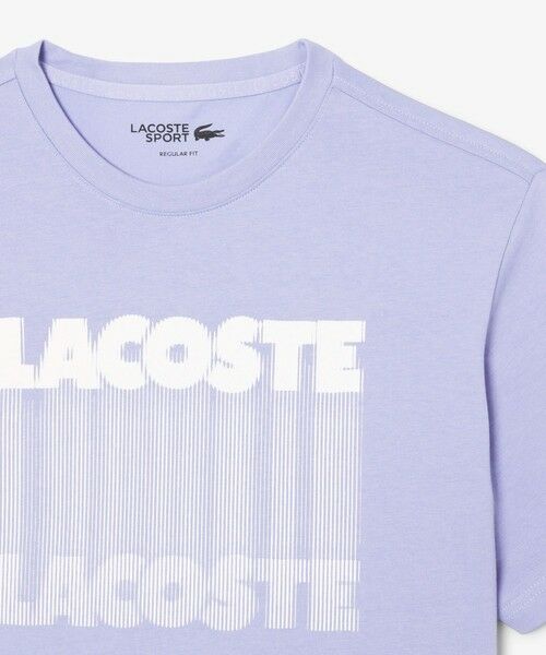 LACOSTE / ラコステ Tシャツ | グラフィカルブランドネームロゴウルトラドライTシャツ | 詳細11