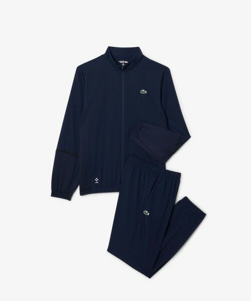 LACOSTE/ラコステ 『ダニール・メドベージェフ』バックヨークプリントトラックスーツ ネイビー 4(日本サイズL) LACOSTE/ラコステ 『ダニール・メドベージェフ』バックヨークプリントトラックスーツ ネイビー 4(日本サイズL)