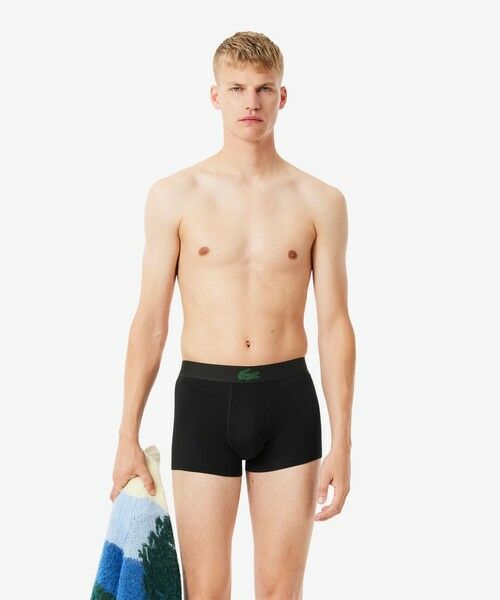 LACOSTE / ラコステ ボクサーパンツ・ブリーフ | ワニロゴジャカード3パックストレッチコットントランクショーツセット | 詳細1