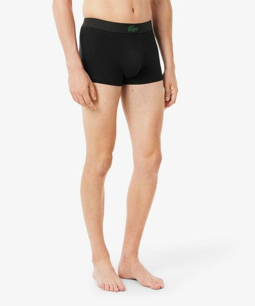 LACOSTE / ラコステ ボクサーパンツ・ブリーフ | ワニロゴジャカード3パックストレッチコットントランクショーツセット | 詳細2