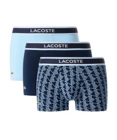 LACOSTE / ラコステ ボクサーパンツ・ブリーフ | モノグラム＆プレーン／3パックストレッチコットントランクショーツセット