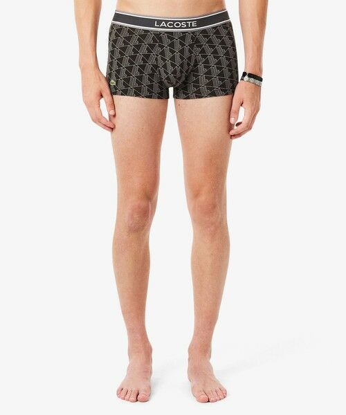 LACOSTE / ラコステ ボクサーパンツ・ブリーフ | モノグラム＆プレーン／3パックストレッチコットントランクショーツセット | 詳細4