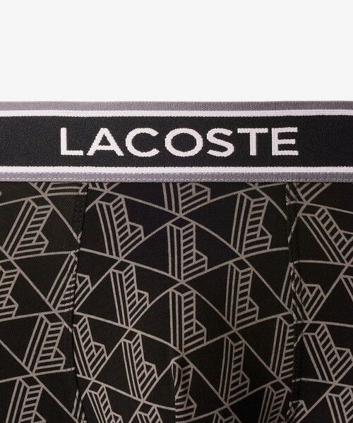LACOSTE / ラコステ ボクサーパンツ・ブリーフ | モノグラム＆プレーン／3パックストレッチコットントランクショーツセット | 詳細6