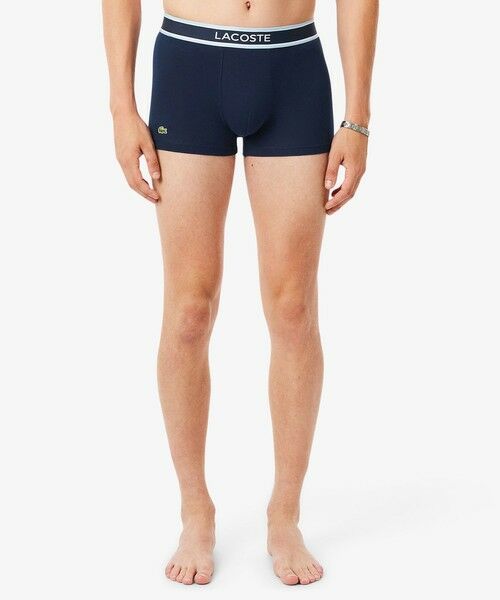 LACOSTE / ラコステ ボクサーパンツ・ブリーフ | モノグラム＆プレーン／3パックストレッチコットントランクショーツセット | 詳細11