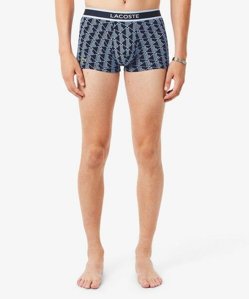 LACOSTE / ラコステ ボクサーパンツ・ブリーフ | モノグラム＆プレーン／3パックストレッチコットントランクショーツセット | 詳細12